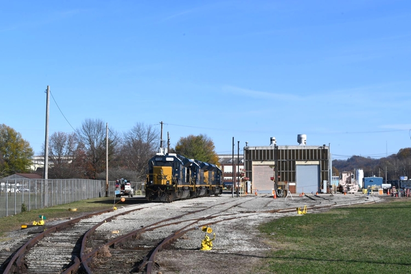 This is the small shop where C&O's passenger units were serviced and exchanged off their main line trains in later years. It also serviced yard engines.